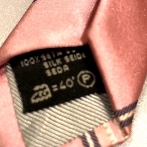 Ermenegildo Zegna Tie / Pink/Diagonal - Picture 6 of 9